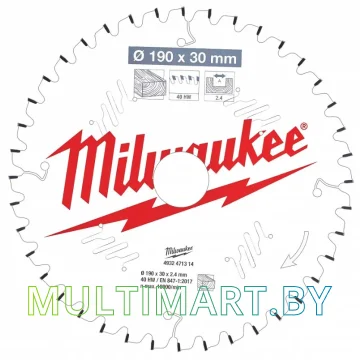 Пильный диск Milwaukee 4932471314
